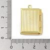 Brass Locket Pendants X-KK-Q019-11G-3