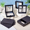 Square Transparent PE Thin Film Suspension Jewelry Floating Frame Displays ODIS-TAC0002-02A-6