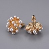 Iron Hair Clip and Stud Earrings Jewelry Sets SJEW-E331-02-3