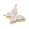 Rack Plating Brass Enamel Pendants KK-M296-02G-02-2