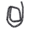 Synthetic Terahertz Stone Beads Strands G-H327-N03-01-2