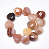 Natural Red Agate Beads Strands G-S357-E02-09-2
