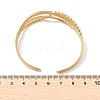 304 Stainless Steel Cuff Bangles for Women BJEW-B120-07G-02-5