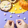 20Pcs UV Plating Acrylic Beads OACR-YW0005-01-5