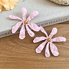 Iron Enamel Stud Earrings for Women WGDF60D-01-1
