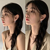 Alloy Bowknot Stud Earrings for Women WG9B155-01-4
