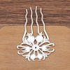 Alloy Hair Comb Finding PW-WGAD31C-01-1