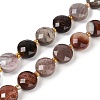 Natural Petrified Wood Beads Strands G-B094-A10-01-2