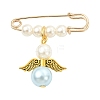 Iron Safety Pin Brooch JEWB-FS00002-1
