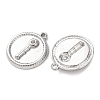 304 Stainless Steel Pendants STAS-P432-01E-P-2