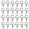 100Pcs 304 Stainless Steel Lobster Claw Clasps STAS-YS0001-27-1
