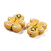 Christmas Gingerbread Man Silicone Beads SIL-U005-01B-2