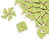 Triangle Porcelain Cabochons PW-WGD1E7C-29-1