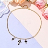 304 Stainless Steel Necklaces NJEW-FS00003-3