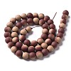 Spray Painted Non-magnetic Synthetic Hematite Beads Strands G-N337-01D-2