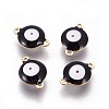 Ion Plating(IP) 304 Stainless Steel Enamel Links connectors LS-STAS-F206-02G-C05-1