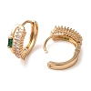 Brass Hoop Earrings for Women EJEW-M238-35KCG-2