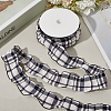 1 Roll Polyester Ruffled Ribbon SRIB-CY0001-14G-3