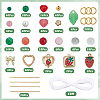 DIY Strawberry & Cherry Charm Bracelets Sets DIY-SC0031-58-2