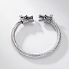 304 Stainless Steel Open Cuff Bracelets ZK9473-2-3