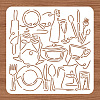 Plastic Reusable Drawing Painting Stencils Templates DIY-WH0172-942-3