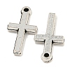 Tibetan Style Alloy Latin Cross Pendants TIBEP-Q040-068AS-NR-2