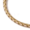 Polyester Cord Braided Bracelet Makings MAK-Z003-01G-27-2