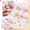 SUNNYCLUE 160Pcs 16 Style Polyester Fabric Wings Crafts Decoration DIY-SC0019-37-5