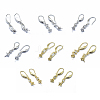Brass Micro Pave Cubic Zirconia Earring Hooks KK-F795-06M-1