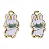 Alloy Enamel Pendants ENAM-N059-48-2