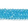 Transparent Electroplate Glass Beads Strands LS-EGLA-A039-T3mm-L19-1