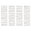 PET Hollow Out Drawing Painting Stencils DIY-WH0394-0189-3