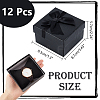 Bowknot Cardboard Jewelry Watch Storage Boxes CON-WH0099-11-2