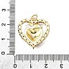 Brass Enamel Pendants KK-B136-04G-03-3