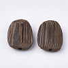 Natural Wenge Wood Beads WOOD-S053-34-2