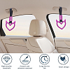 2Pcs ABS Plastic Devil Heart Rear Bumper Warning Handle Ring HJEW-SP0001-51C-5