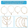 4Pcs 4 Style Natural Shell & Imitation Pearl Beaded Necklaces Set NJEW-AN0001-53-3