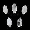 Natural Quartz Crystal Double Terminated Pointed Beads G-G012-20-2