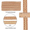 Polyester Braided Lace Trims WCOR-WH0001-04E-2