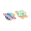 Space Planet Alloy Enamel Cabochons AL-CBA1A6F-07KCG-H-2