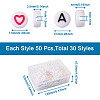 1500Pcs 30 Style Acrylic Beads SACR-PJ0001-02-5