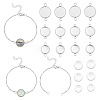 Unicraftale DIY Blank Dome Bracelet Making Kit DIY-UN0003-96-1