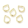 Brass Irregularity Spring Gate Rings KK-U072-43A-G-1
