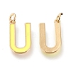 Brass Enamel Pendants KK-R139-02U-2