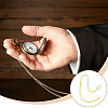 SUPERFINDINGS 5Pcs 5 Colors Alloy Clip Pocket Watch Chain FIND-FH0009-15-6