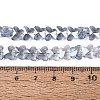 Electroplate Glass Beads Strands EGLA-Q135-04A-A05-4