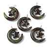 Natural Dragon Blood Jasper Pendants G-Z086-01P-17-1