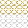 600Pcs 2 Colors Brass Split Rings KK-SP0001-82A-1