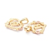 Real 18K Gold Plated Brass  Pendants KK-J042-43G-B-2