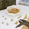 32Pcs 10 Styles Brass Screw KK-LP0004-84-1